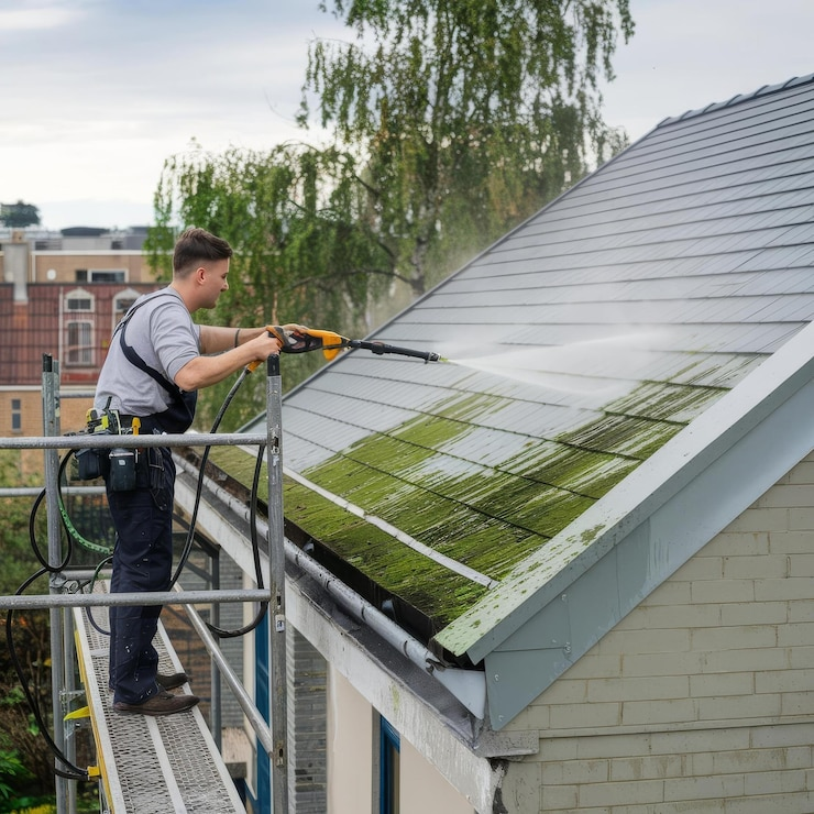 Soft Wash Roof and Siding Cleaning