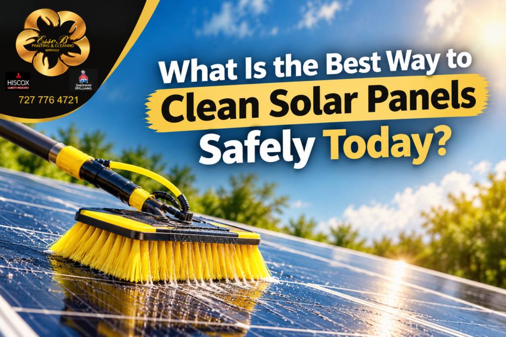 What Is the Best Way to Clean Solar Panels Safely Today?